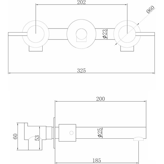 Смеситель для раковины настенный Abber Emotion AF88121NG (со скрытой частью) никель, Цвет производителя: никель - фото 3