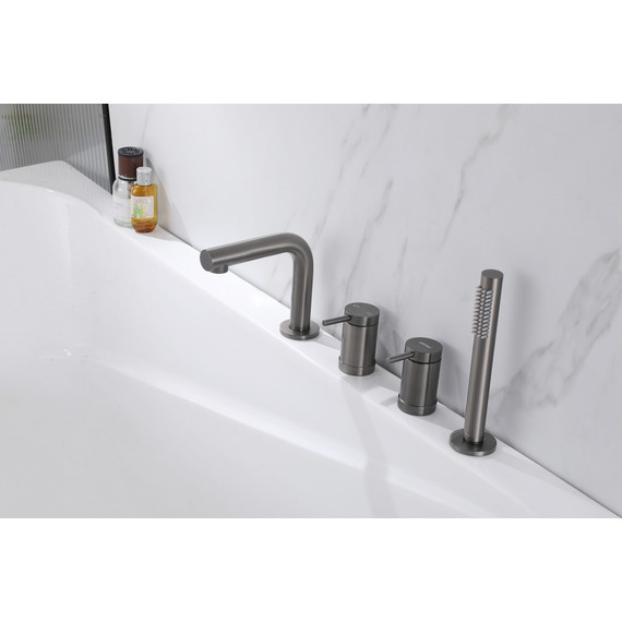 Смеситель для ванны Abber Emotion AF8813NG, никель, Цвет производителя: никель - фото 2