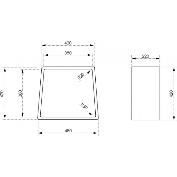 Стул для душевых кабин Abber Stein AS1638MB, черный матовый - фото 2