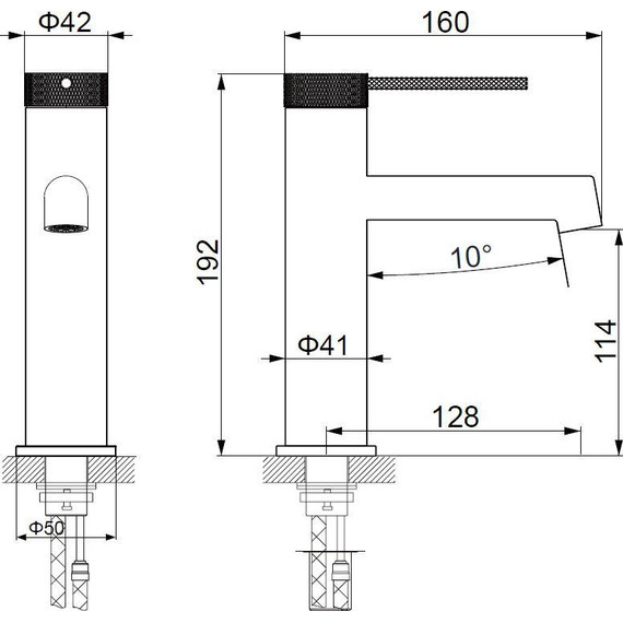 Смеситель для раковины Vincea Rim VBF-2RM1CH - фото 3