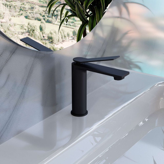 Смеситель для раковины Vincea Verse VBF-2VE1MB, чёрный - фото 2