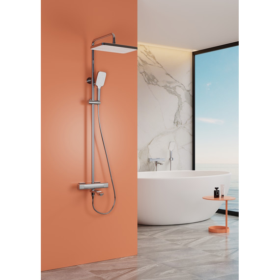 Душевая система с термостатом Raglo R01.26, хром - фото 3