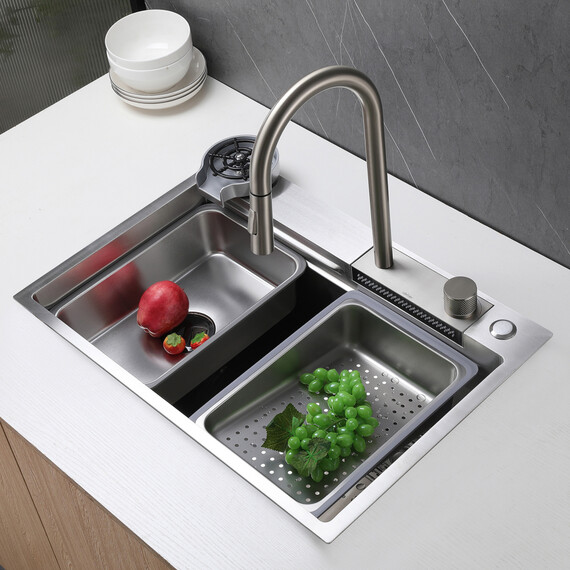 Кухонная мойка Abber Wasser Kreis AF2194SP, сатин, Цвет производителя: сатин - фото 