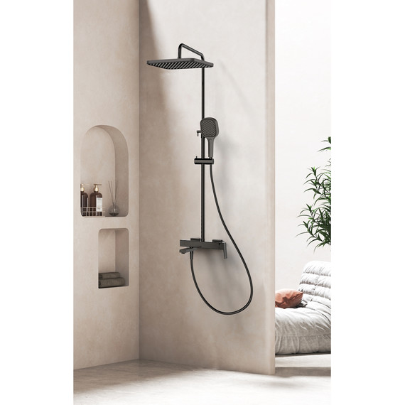 Душевая система Raglo R30.24.09, графит - фото 3