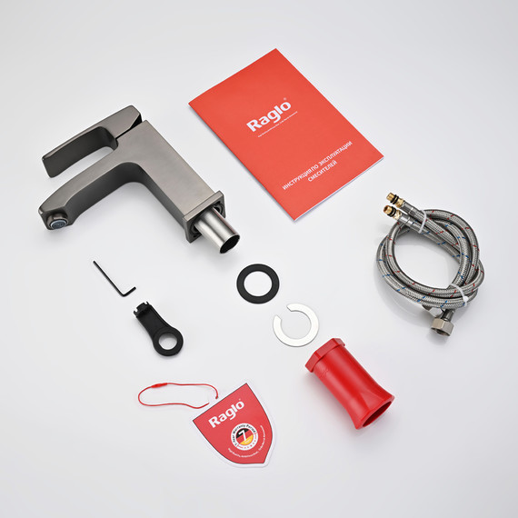 Смеситель для раковины Raglo R01.10.09, графит - фото 10