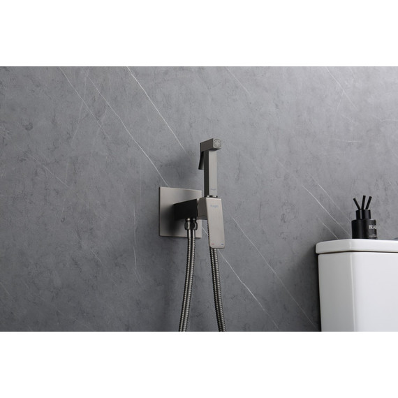 Набор для гигиенического душа Raglo R01.52.09 (со скрытой частью) графит - фото 3