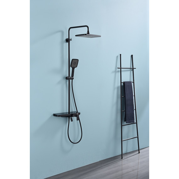 Душевая система Raglo R60.24.06, чёрный - фото 4