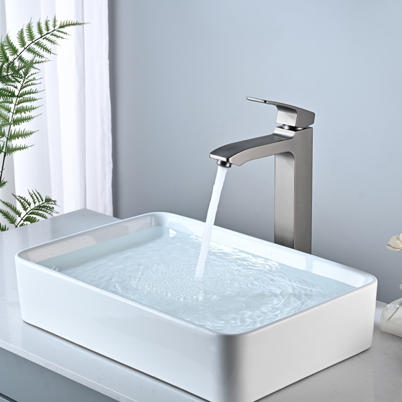 Смеситель для раковины высокий Raglo R01.15.09, графит - фото 10