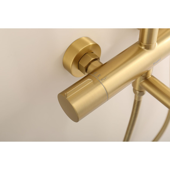 Душевая система Raglo R20.24.03, сатин золотой - фото 10