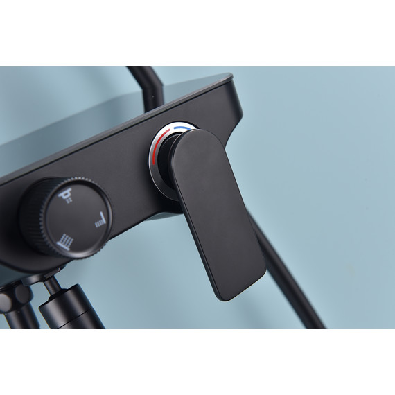 Душевая система Raglo R60.24.06, чёрный - фото 13