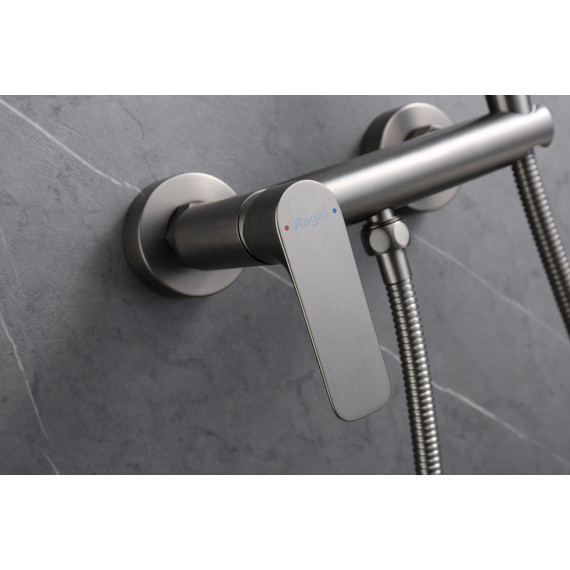 Набор для гигиенического душа Raglo R03.51.09, графит - фото 9