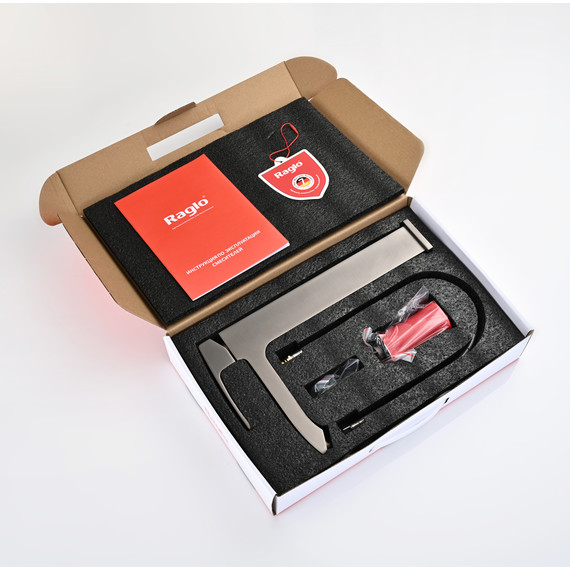 Смеситель для раковины высокий Raglo R01.15.09, графит - фото 13