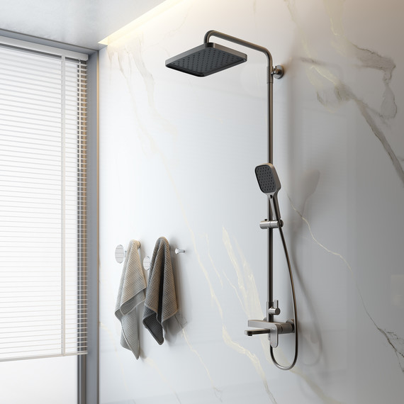 Душевая система Raglo R50.24.09, графит - фото 3