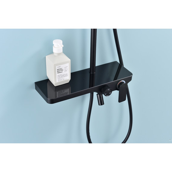 Душевая система Raglo R60.24.06, чёрный - фото 9