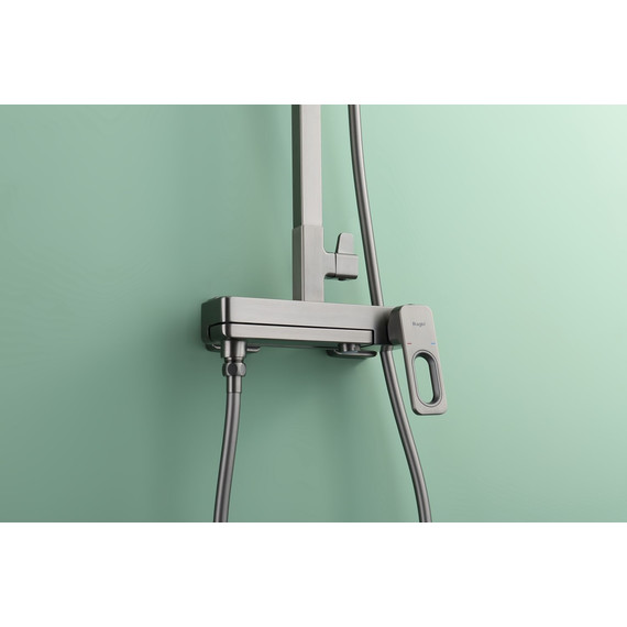 Душевая система Raglo R51.24.09, графит - фото 8