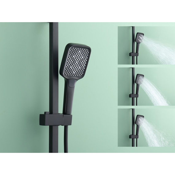 Душевая система Raglo R02.24.06, чёрный - фото 11