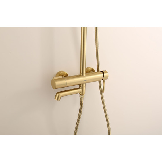 Душевая система Raglo R20.24.03, сатин золотой - фото 8