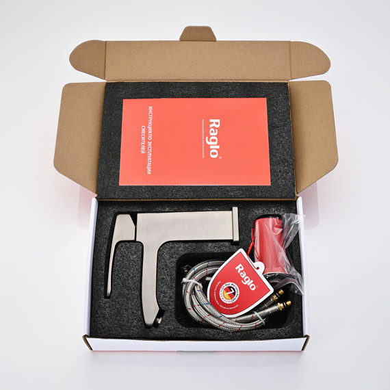 Смеситель для раковины Raglo R01.10.09, графит - фото 11