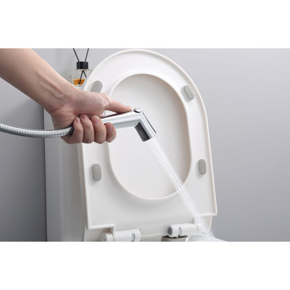 Набор для гигиенического душа с термостатом Raglo R23.56 (со скрытой частью) хром - фото 10