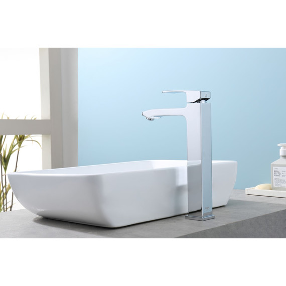 Смеситель для раковины высокий Raglo R01.15, хром - фото 3