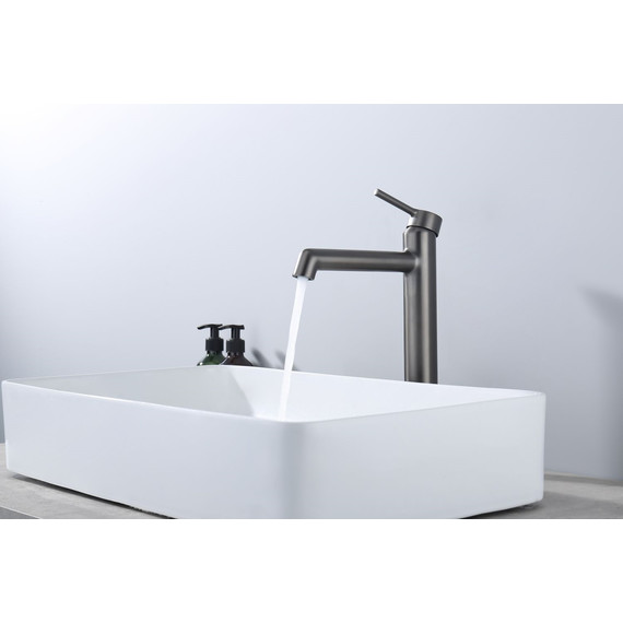 Смеситель для раковины высокий Raglo R20.15.09, графит - фото 4