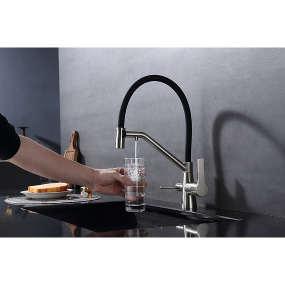 Смеситель для кухни Raglo R80.62.05, сатин - фото 8