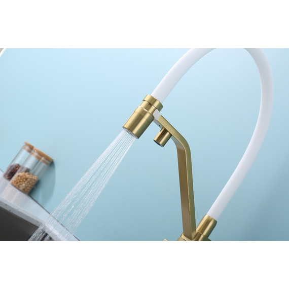 Смеситель для кухни Raglo R85.62.03, золотой сатин - фото 11