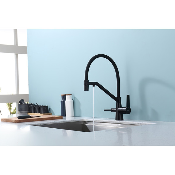 Смеситель для кухни Raglo R80.62.06, чёрный - фото 5