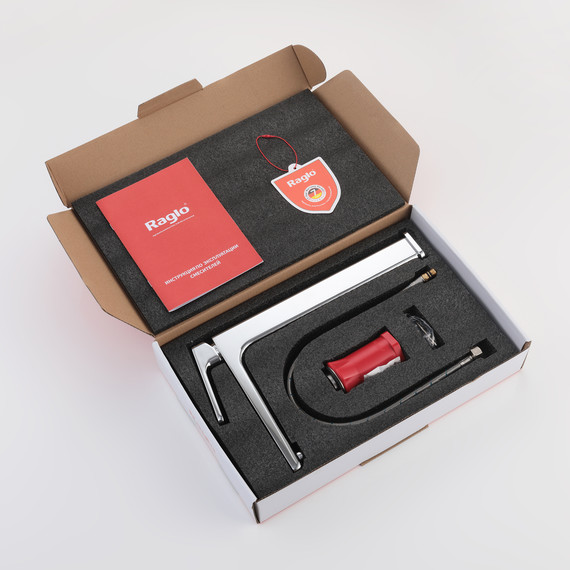 Смеситель для раковины высокий Raglo R51.15, хром - фото 11