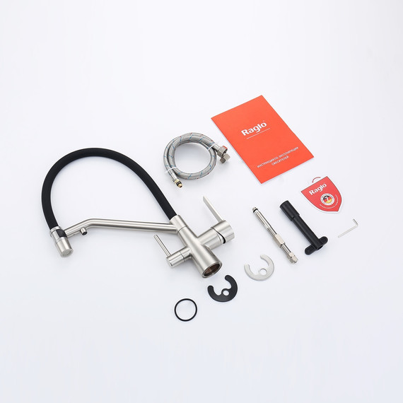 Смеситель для кухни Raglo R80.62.05, сатин - фото 14