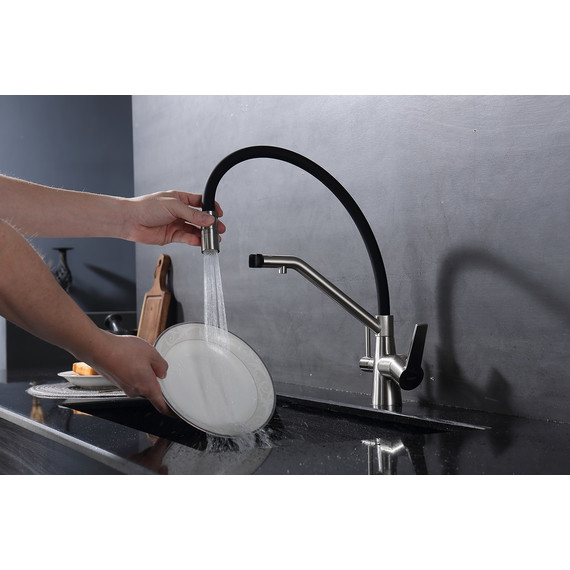 Смеситель для кухни Raglo R80.62.05, сатин - фото 10