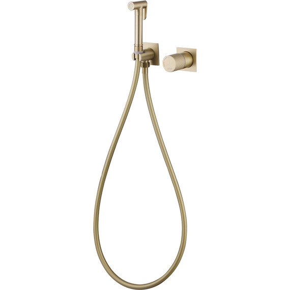 Набор для гигиенического душа Abber Rund AF8725G, золото матовый - фото 2