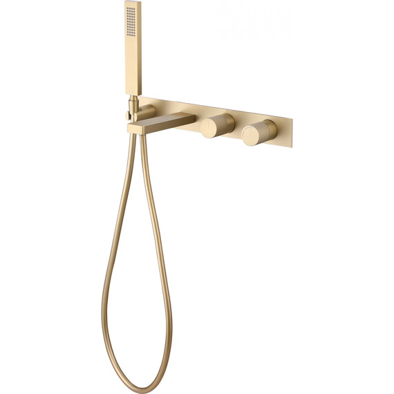 Смеситель для ванны Abber Rund AF8730G, золото матовый, Цвет производителя: золото матовое - фото 2