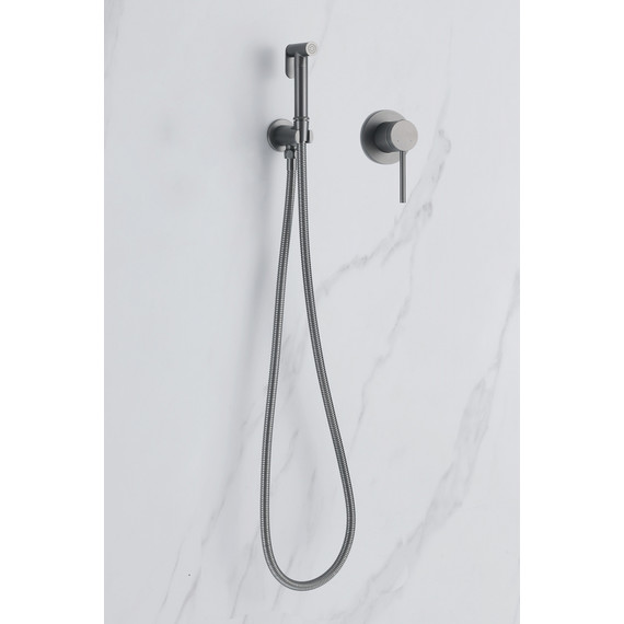 Набор для гигиенического душа Abber Emotion AF8825NG, никель - фото 3