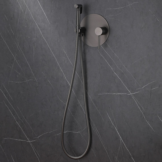 Набор для гигиенического душа Abber Emotion AF8826NG, никель - фото 3