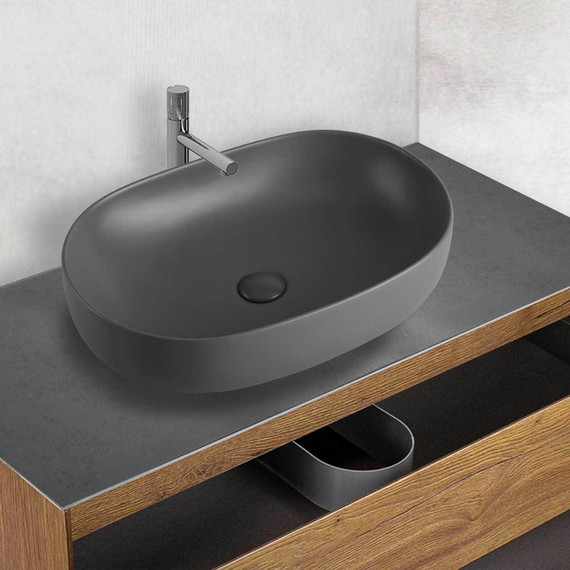 Раковина-чаша Vincea 60 см VBS-113MA, чёрный - фото 2