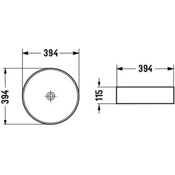 Раковина-чаша Vincea 40 см VBS-216MA, чёрный - фото 3