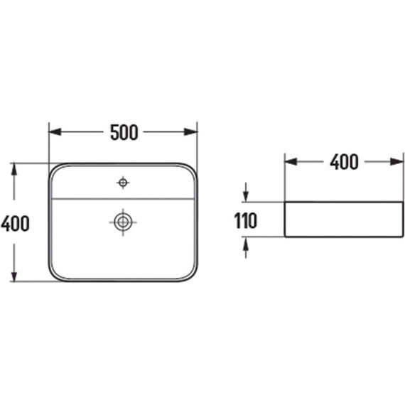 Раковина-чаша Vincea 50 см VBS-50550 - фото 3