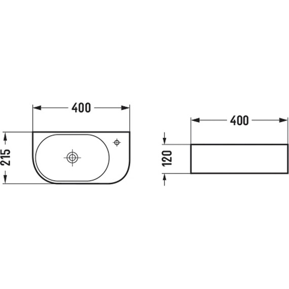 Раковина подвесная Vincea 40 см VBS-506R - фото 3