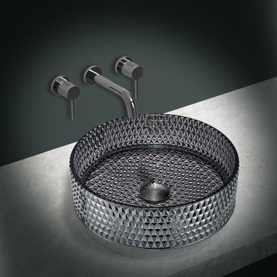 Раковина-чаша Vincea 40 см VBS-5GL03, чёрный - фото 2