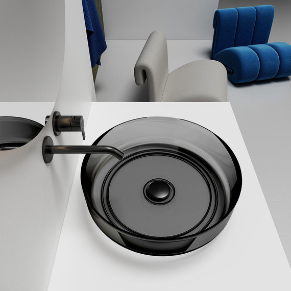 Раковина-чаша Vincea 45 см VBS-6T16B, чёрный - фото 2