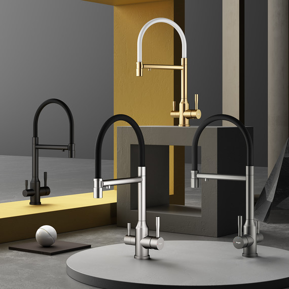 Смеситель для кухни Raglo R81.63.09, графит - фото 13