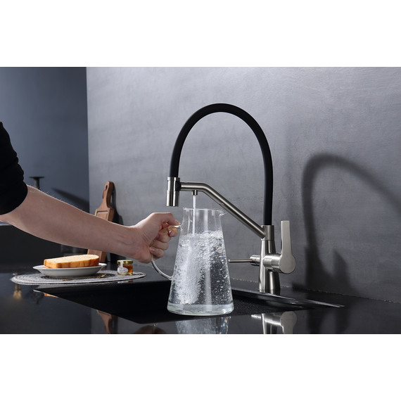 Смеситель для кухни Raglo R80.62.05, сатин - фото 9