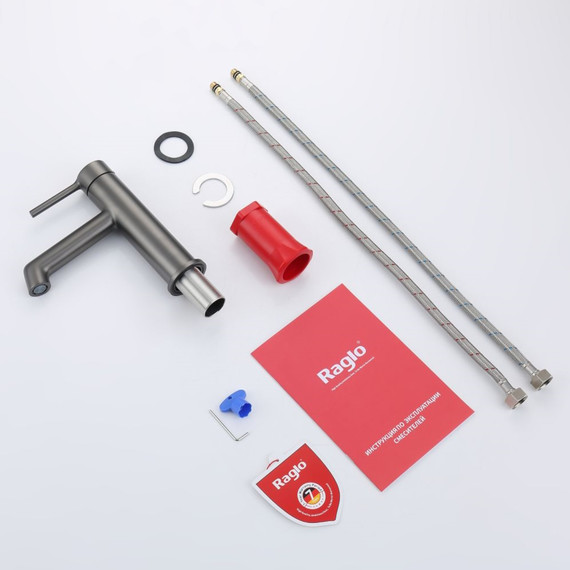 Смеситель для раковины Raglo R20.10.09, графит - фото 10