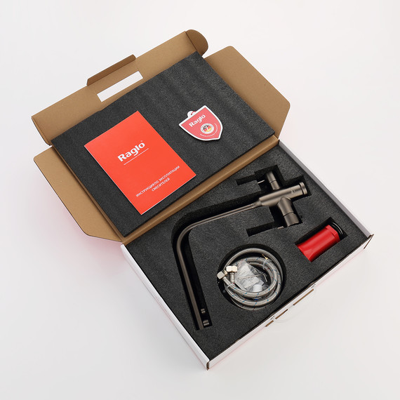 Смеситель для кухни Raglo R81.61.09, графит - фото 11