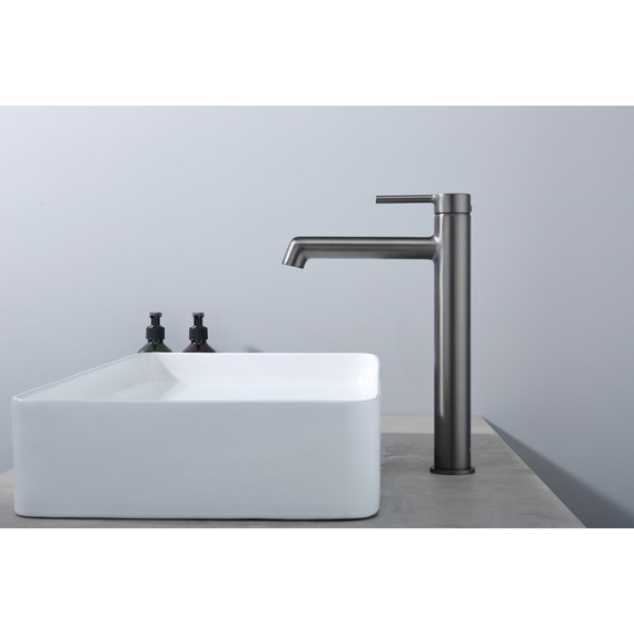 Смеситель для раковины высокий Raglo R20.15.09, графит - фото 9