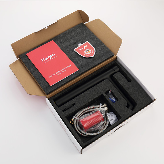 Смеситель для раковины высокий Raglo R20.15.06, чёрный - фото 11