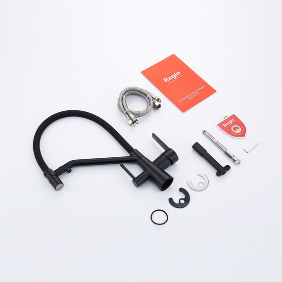 Смеситель для кухни Raglo R80.62.06, чёрный - фото 13