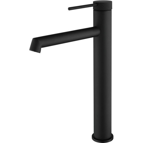 Смеситель для раковины высокий Vincea Rim VBF-2RM2MB, чёрный - фото 