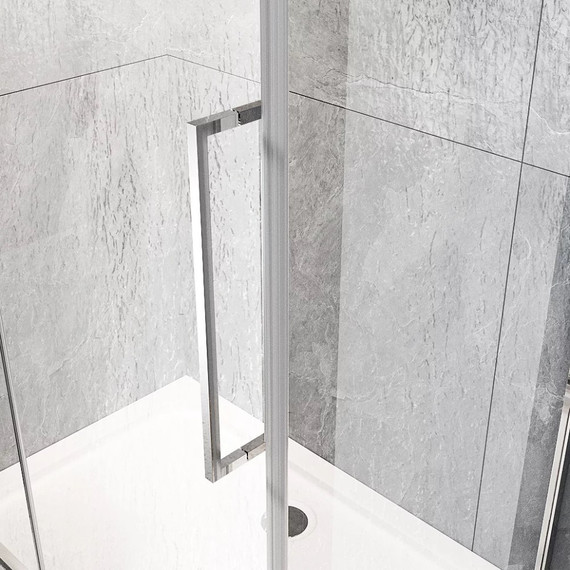 Душевая дверь Veconi Vianno 110 см VN34R-110-06-C7, хром/матовое - фото 4